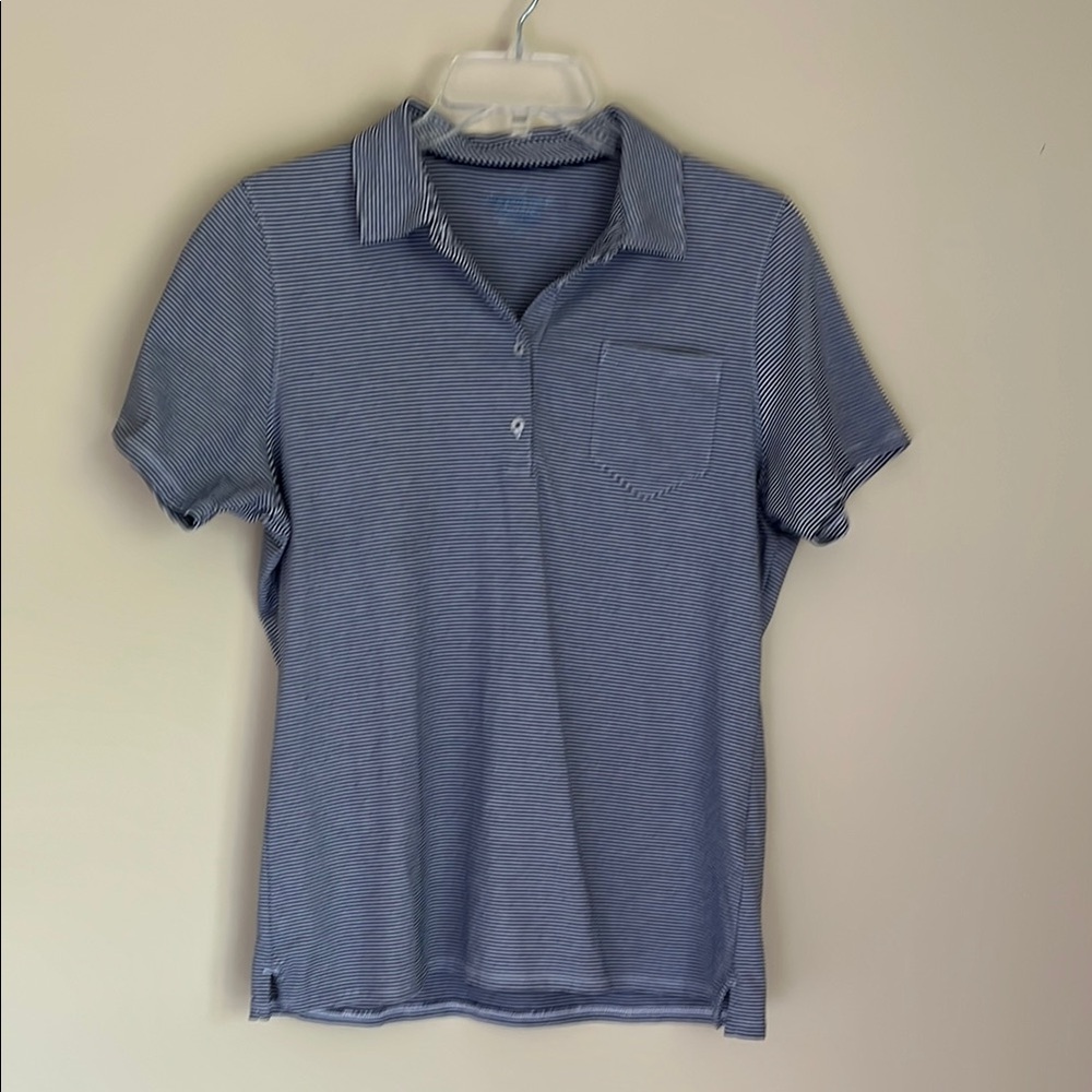 Vineyard Vines Blue Striped Polo Shirt